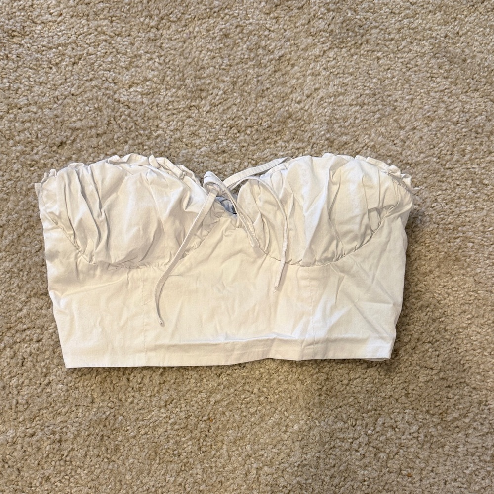 Forever 21 White Crop Top